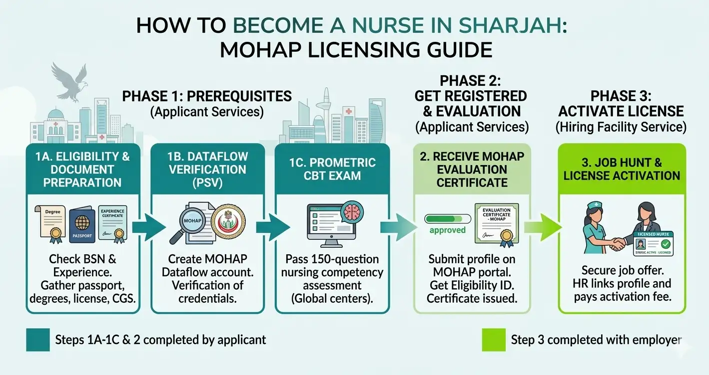 How to Become a Nurse in Sharjah